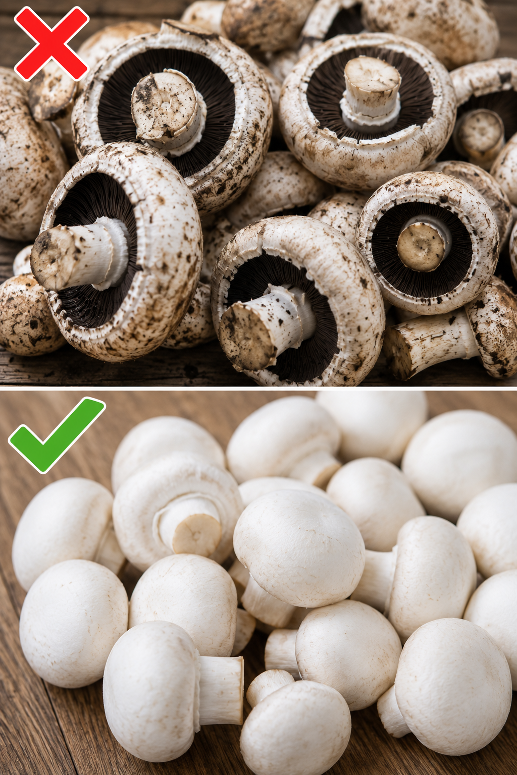 🍄 El Truco para Elegir Champiñones Siempre Frescos