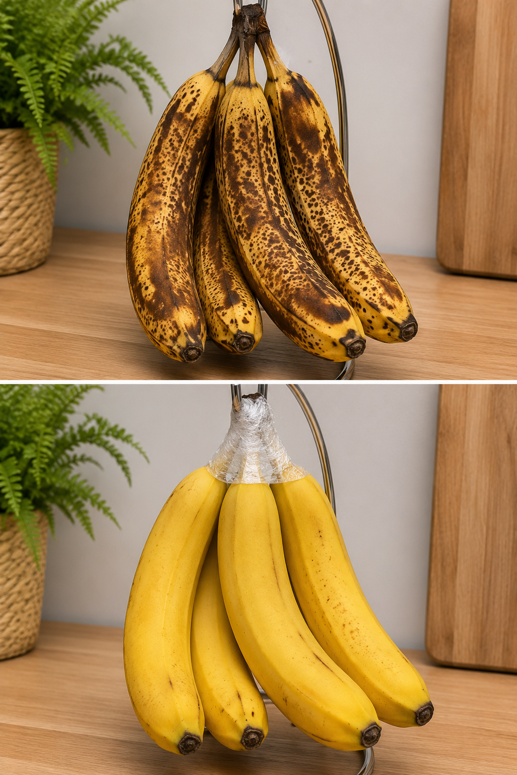 🍌 El Truco para Mantener los Plátanos Frescos por Más Tiempo