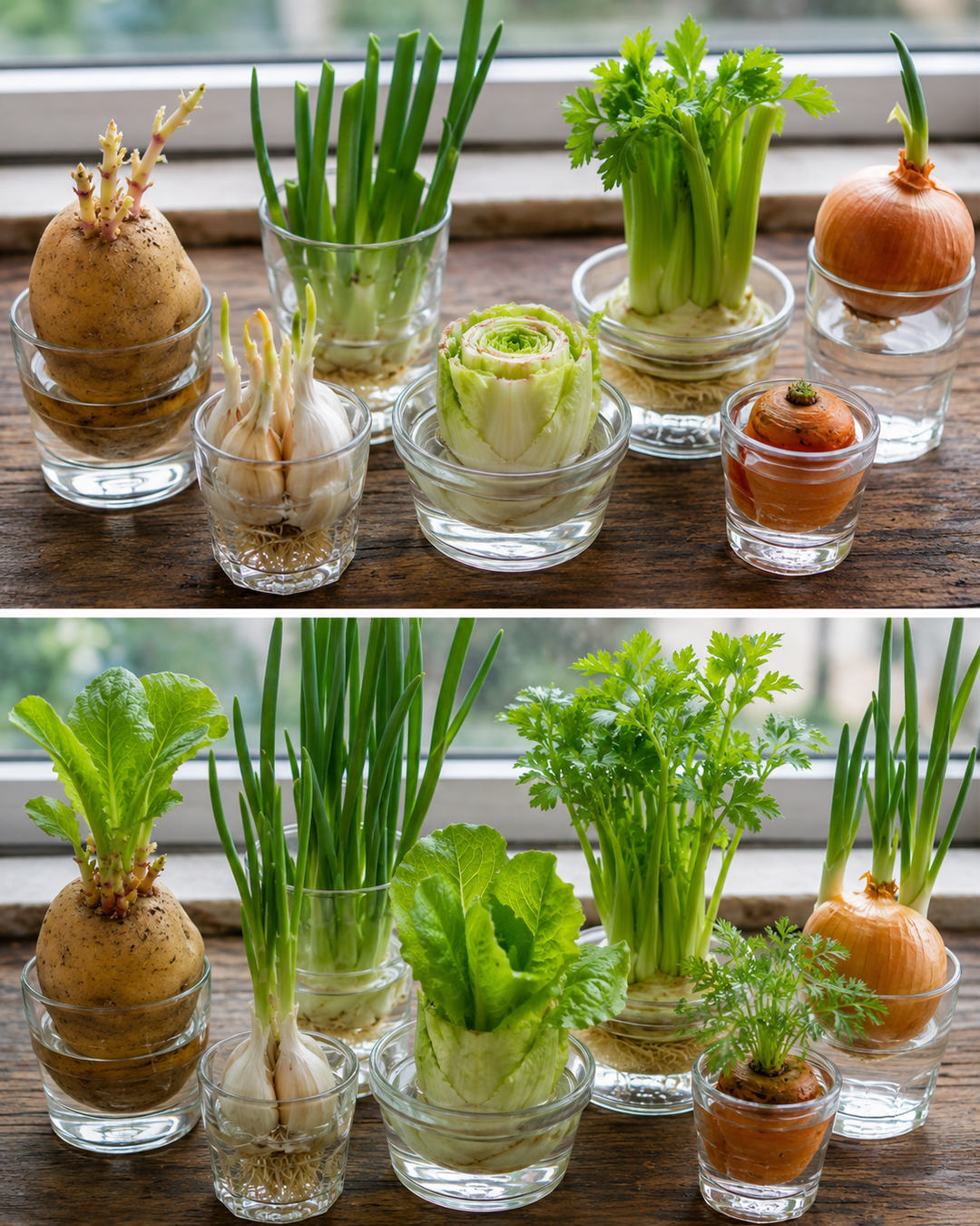 🌱 9 Verduras que Puedes Cultivar con Restos de Cocina