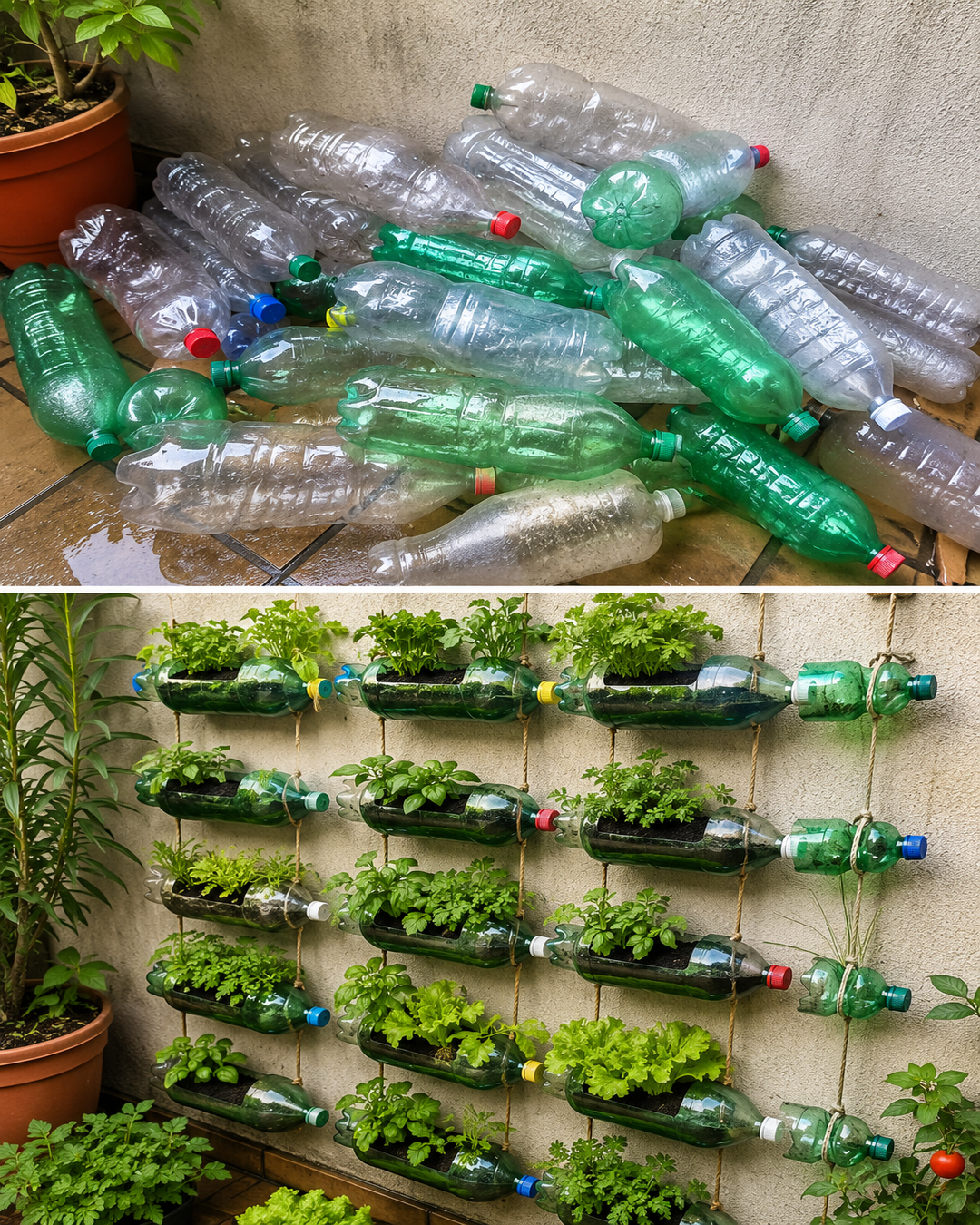 ♻️ La idea más inteligente para reutilizar botellas en el jardín