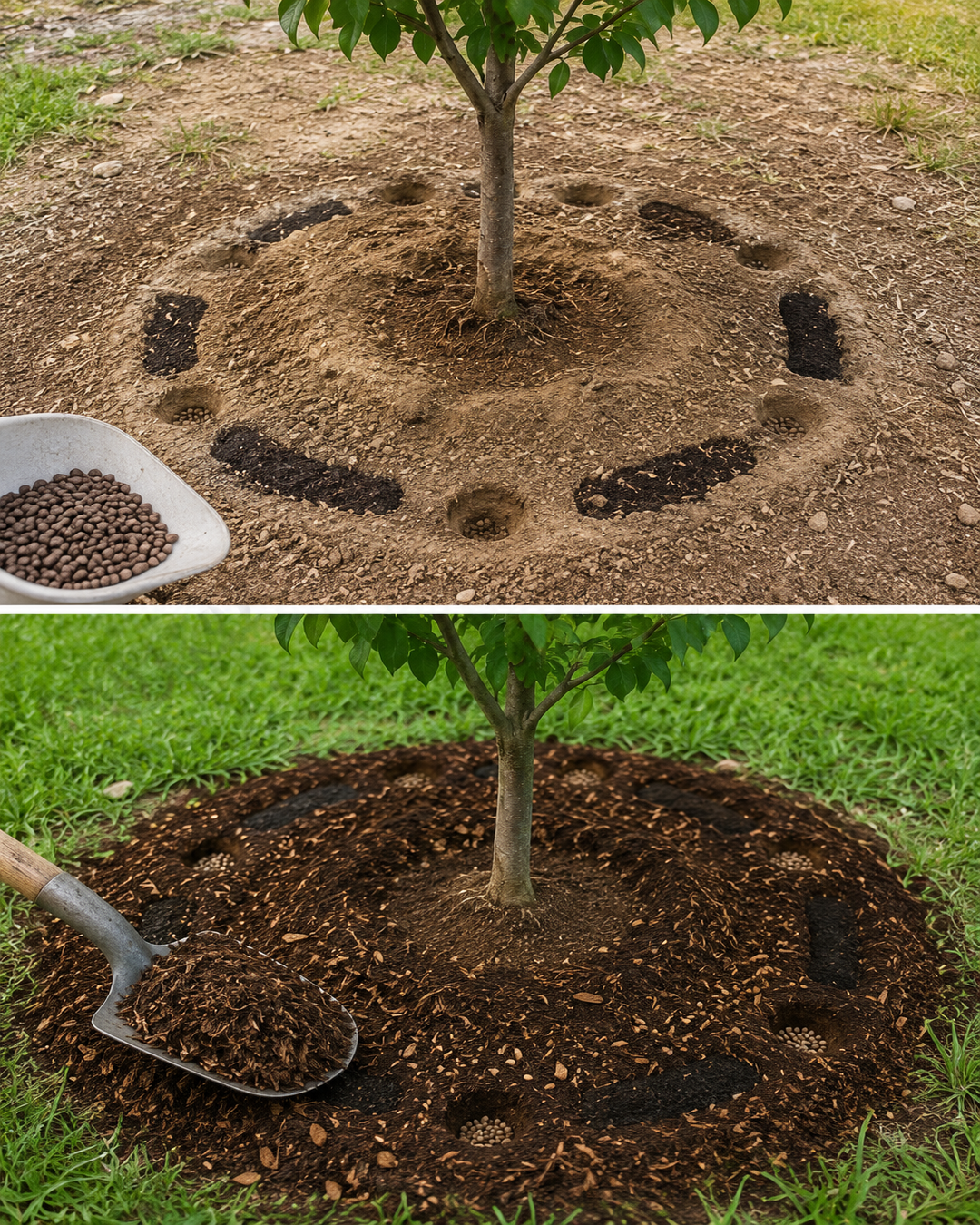 🌳 El secreto para fertilizar tus árboles correctamente