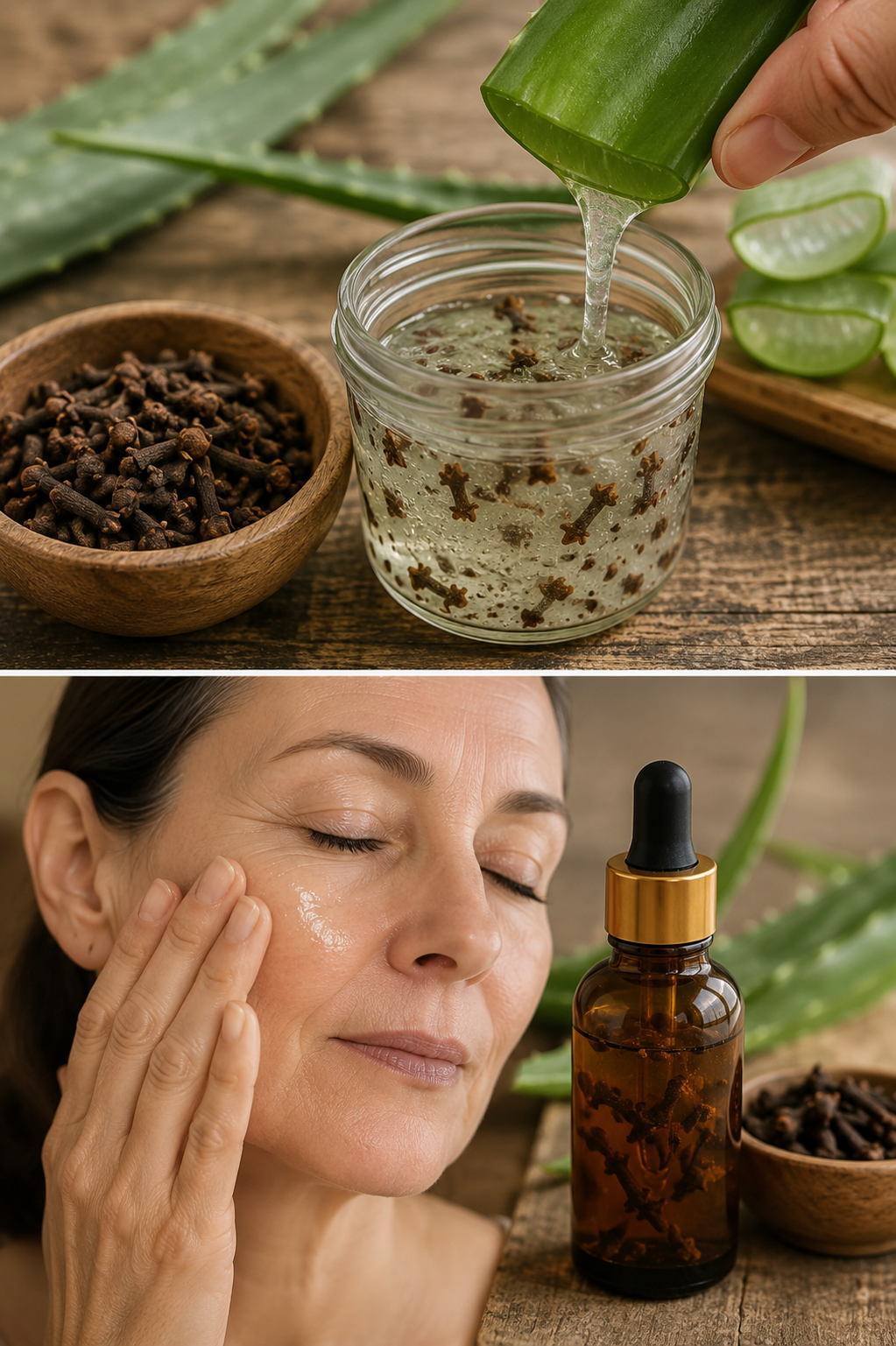 Chiodi di garofano e aloe vera: cómo preparar un sérum casero hidratante para cuidar la piel