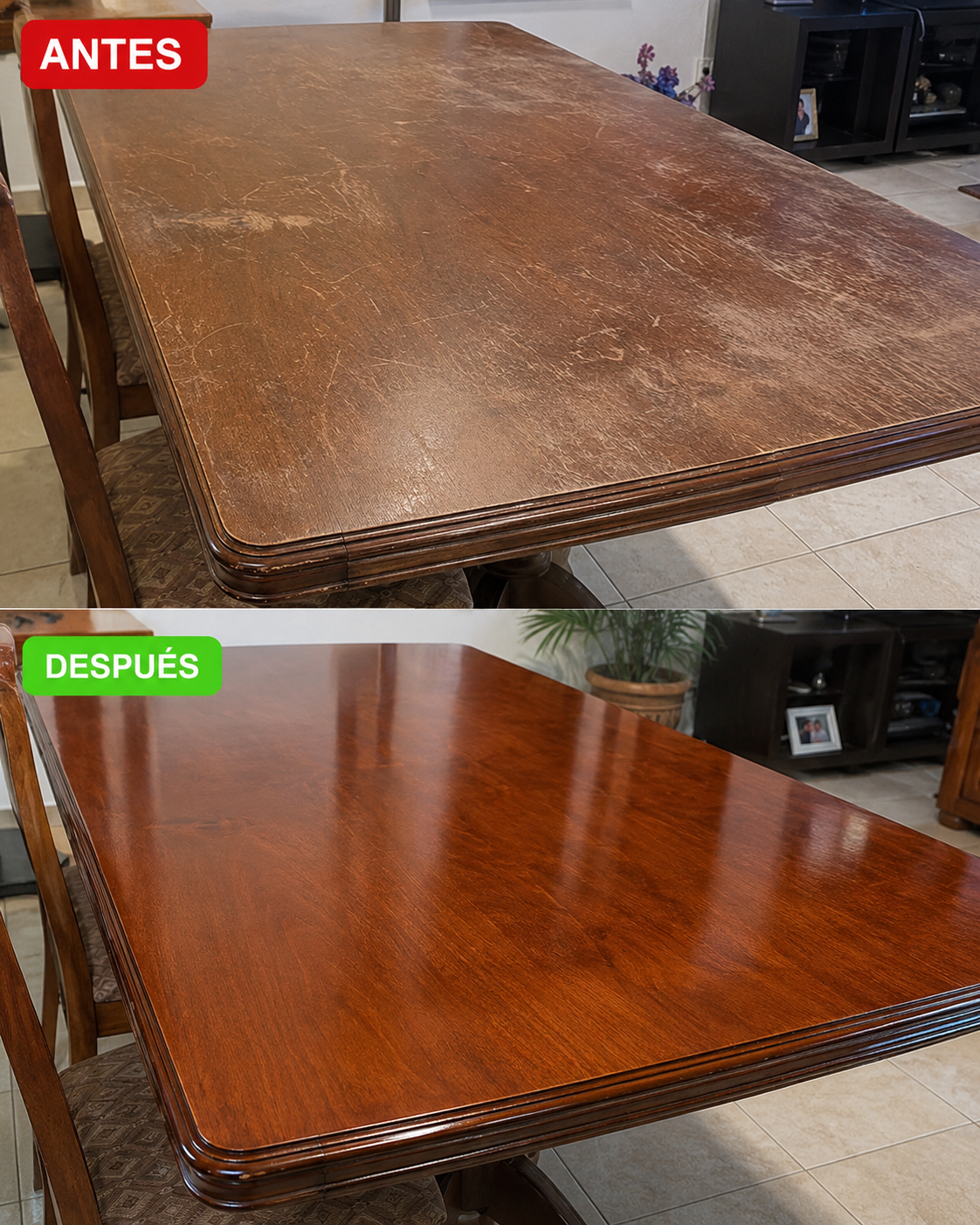 El Truco Casero para Recuperar el Brillo de tus Muebles de Madera