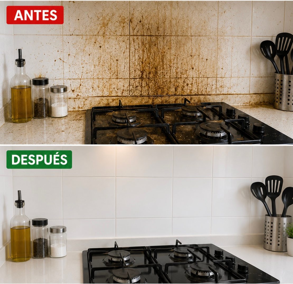 Así Puedes Eliminar la Grasa de la Cocina de Forma Definitiva