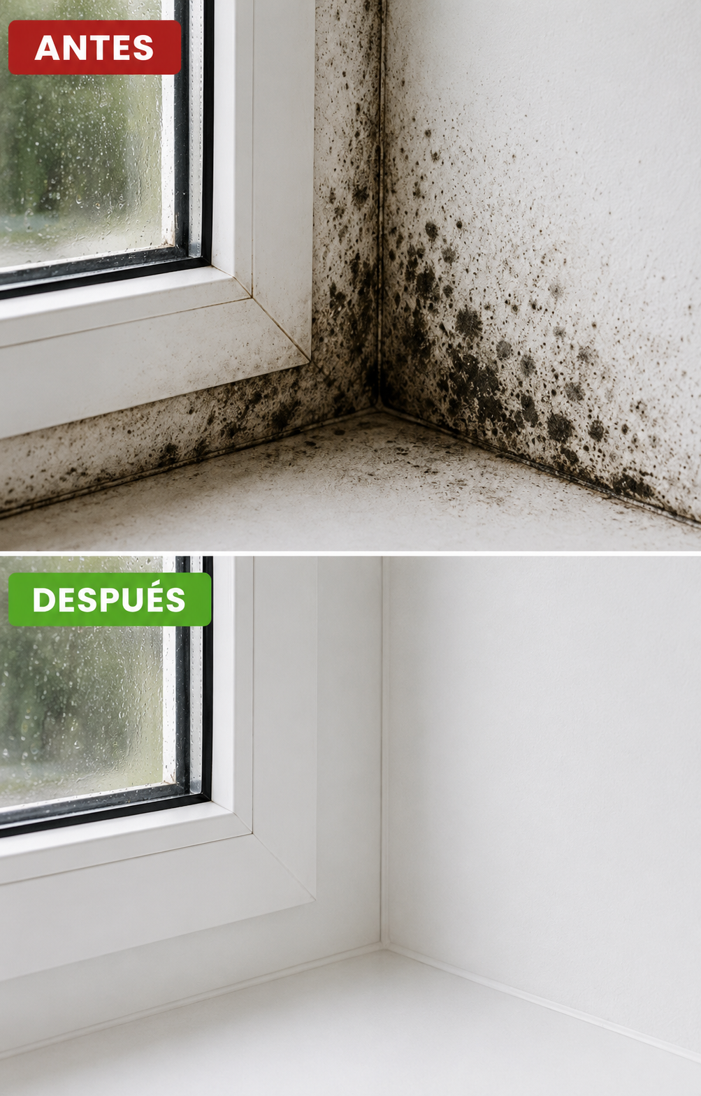 ¿Moho Alrededor de la Ventana? Así Puedes Eliminarlo Fácilmente