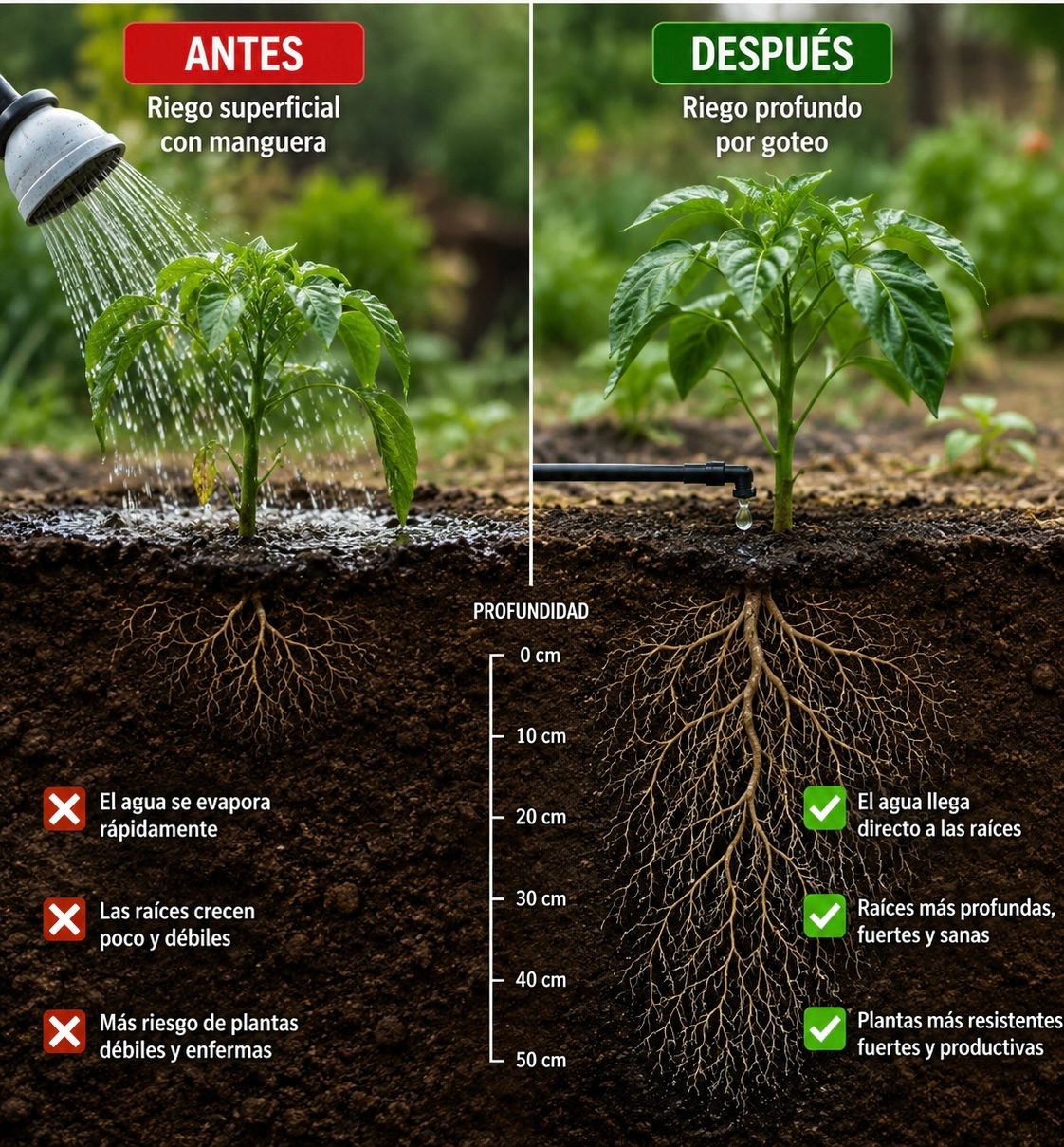 La Forma Correcta de Regar tus Plantas para que Crezcan Más Fuertes