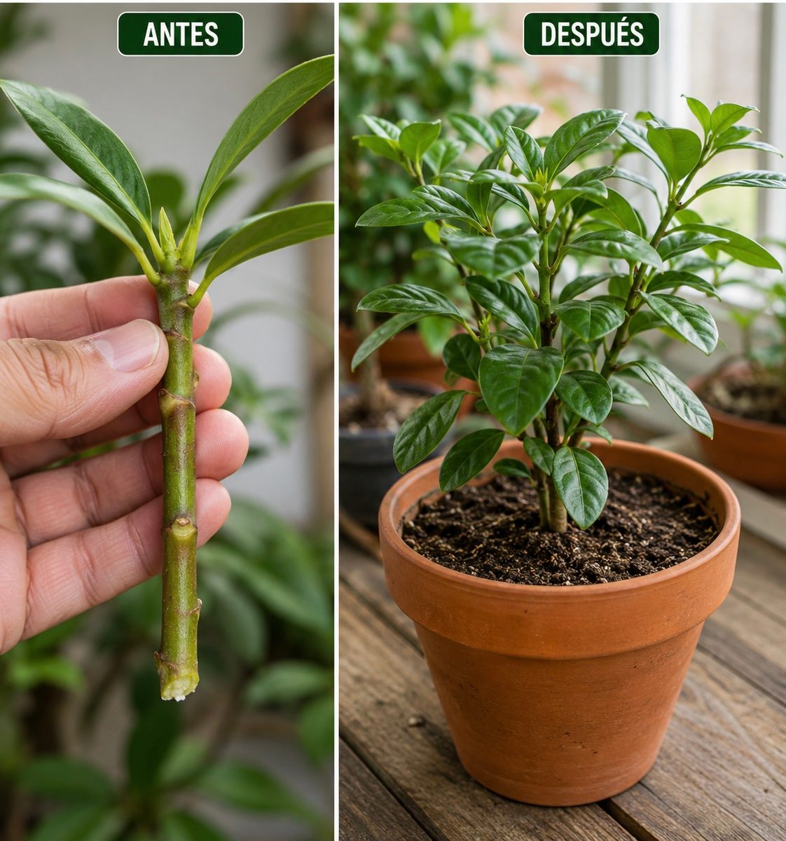 El Método Casero para Convertir Esquejes en Plantas Fuertes y Saludables
