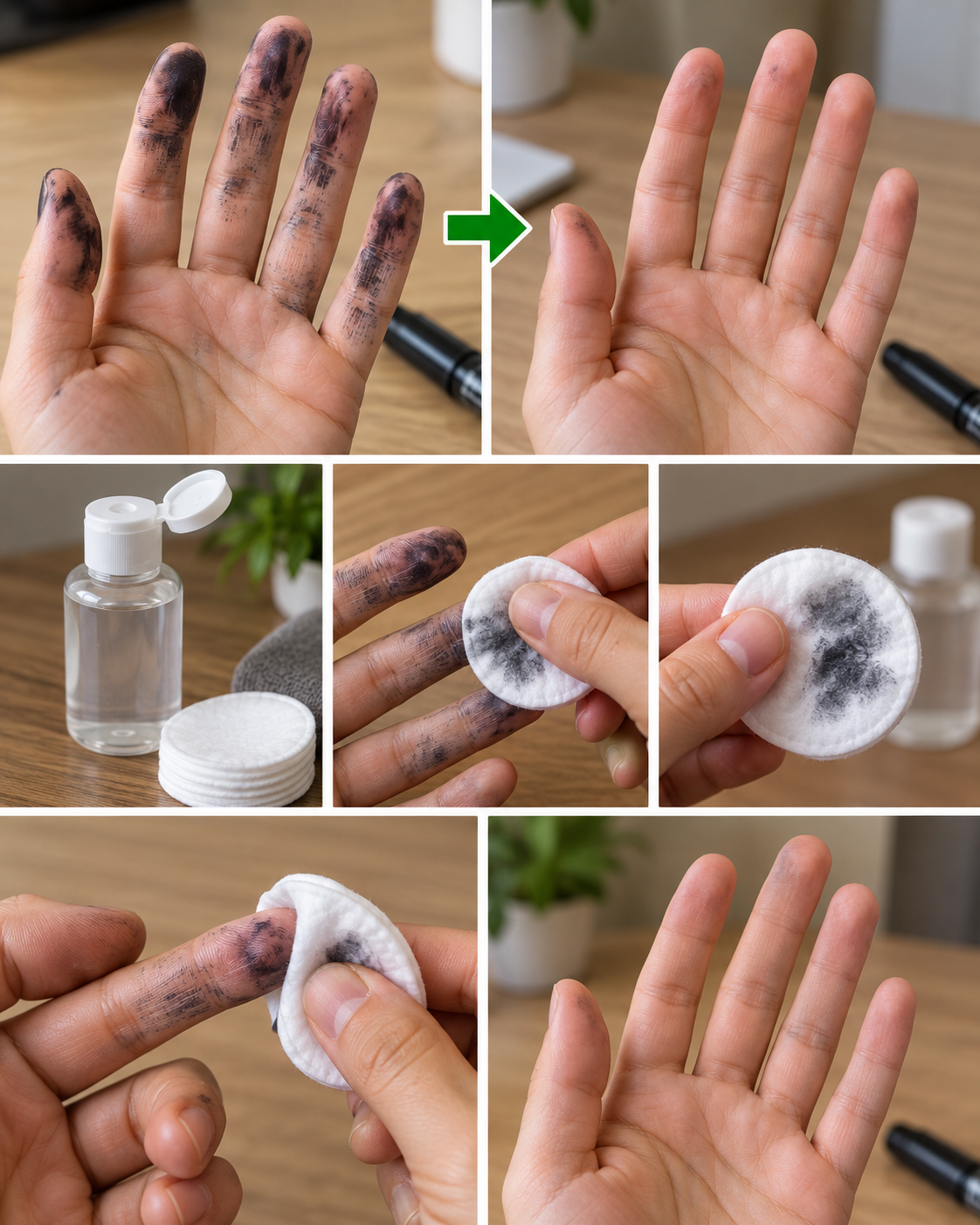 ¿Marcador permanente en los dedos? Prueba este método antes de usar productos fuertes