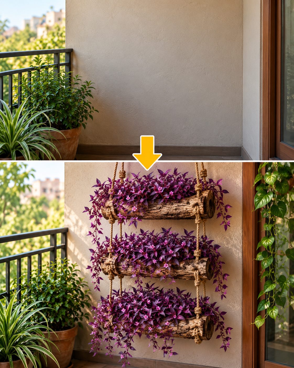 El truco para tener más plantas cuando te falta espacio