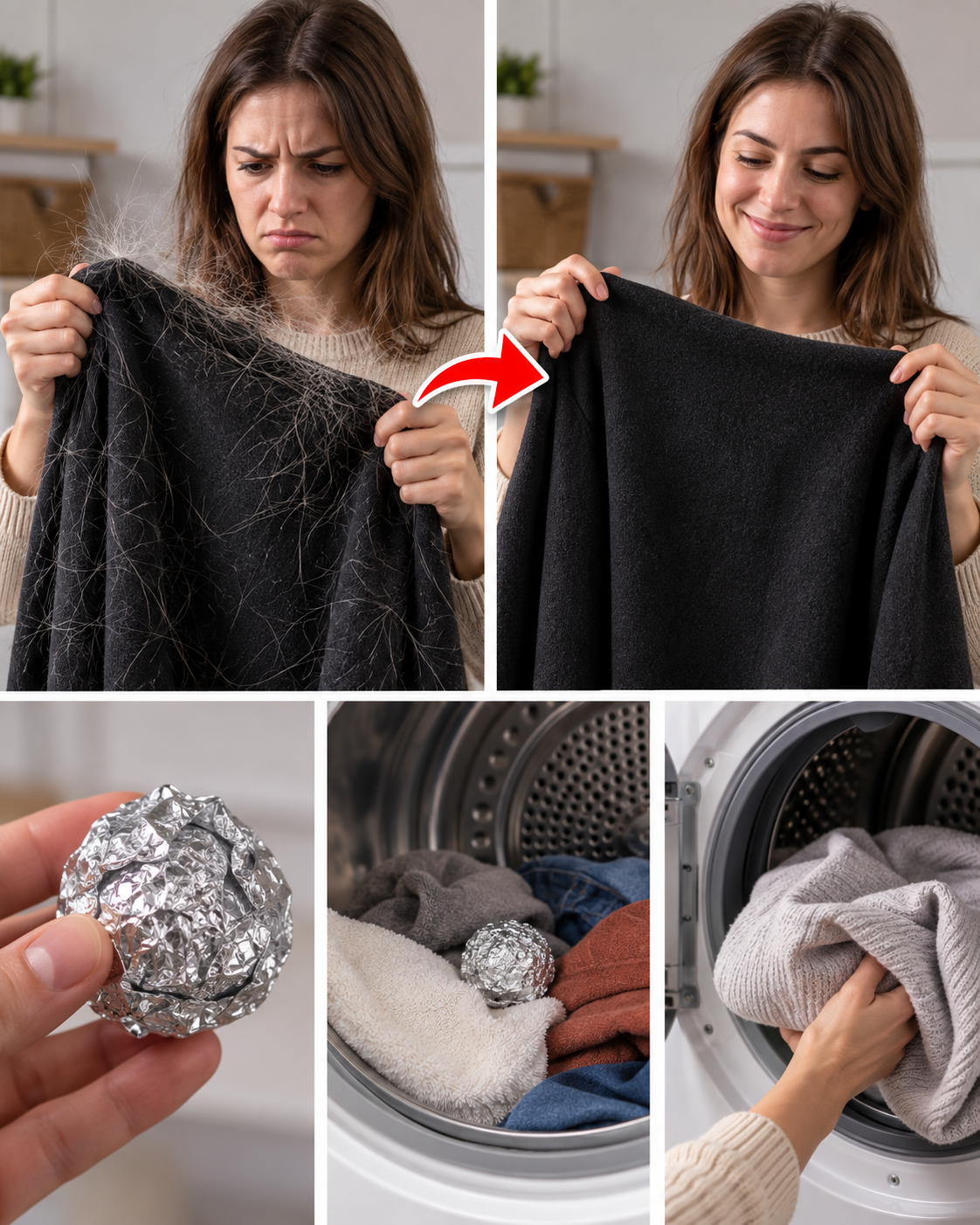 El truco de siempre para evitar que la ropa salga tan cargada de estática