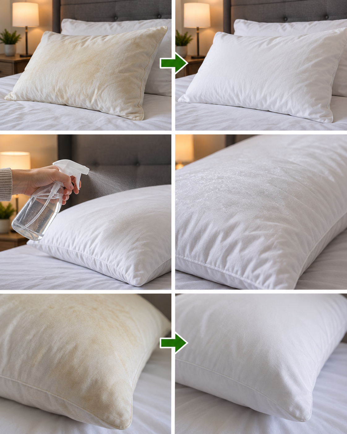 ¿Almohadas con olores persistentes? Prueba este método antes de lavarlas