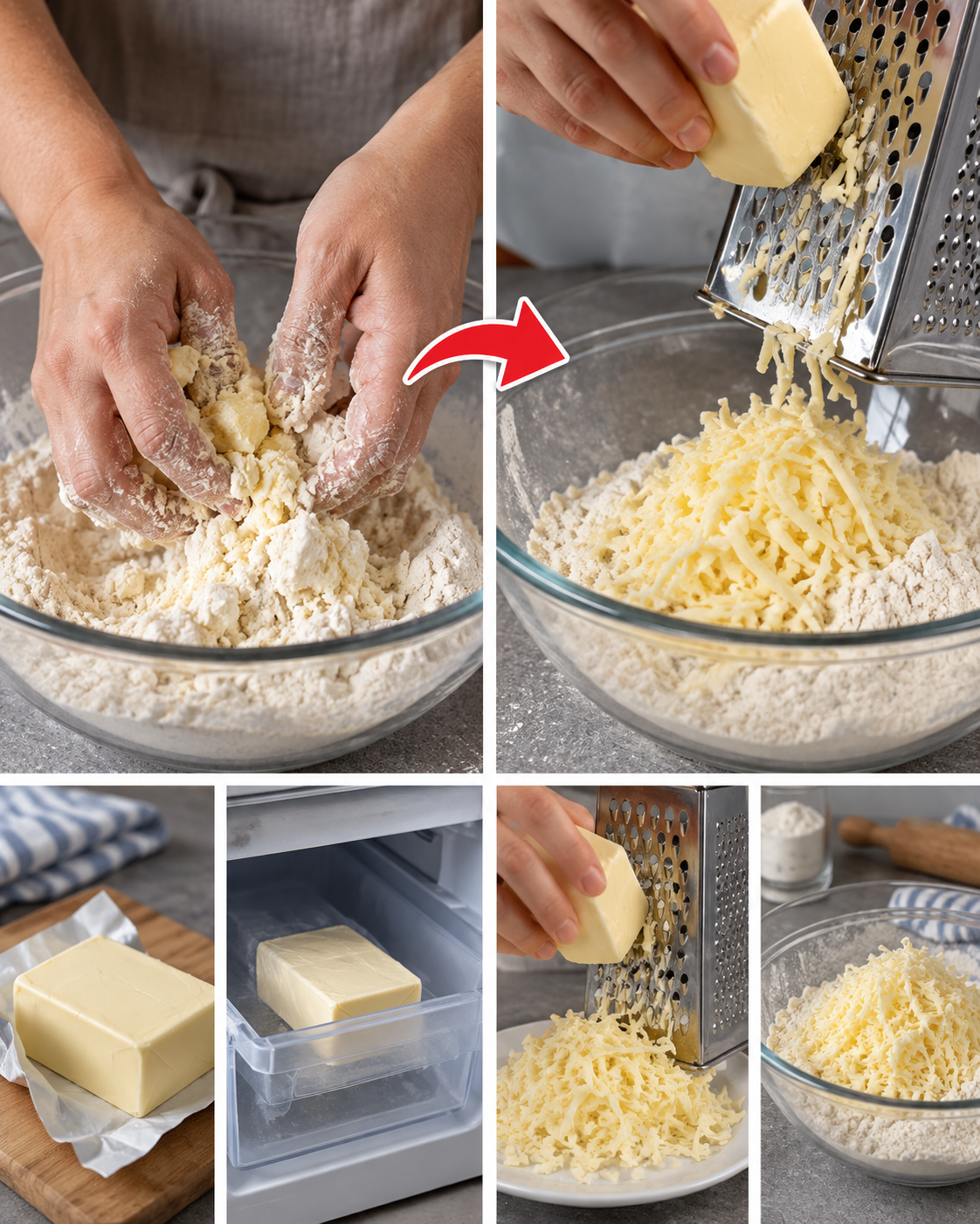 ¿Mantequilla difícil de incorporar? Prueba este truco de cocina