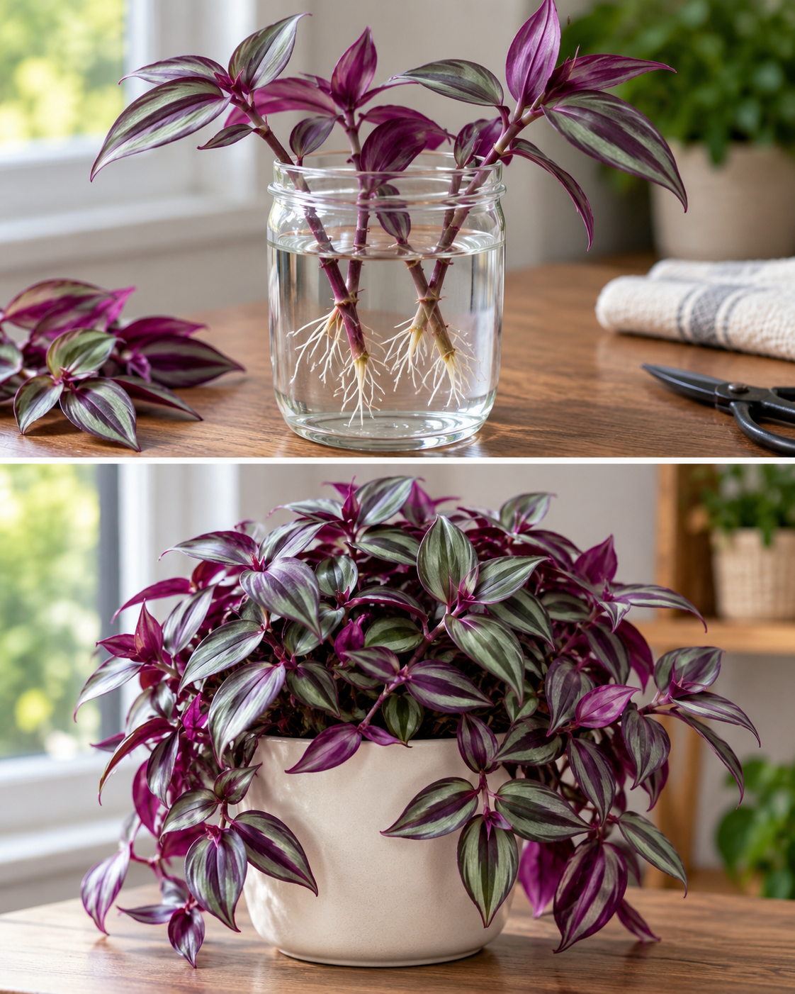 El Método Más Fácil para Cultivar Tradescantia a Partir de Esquejes