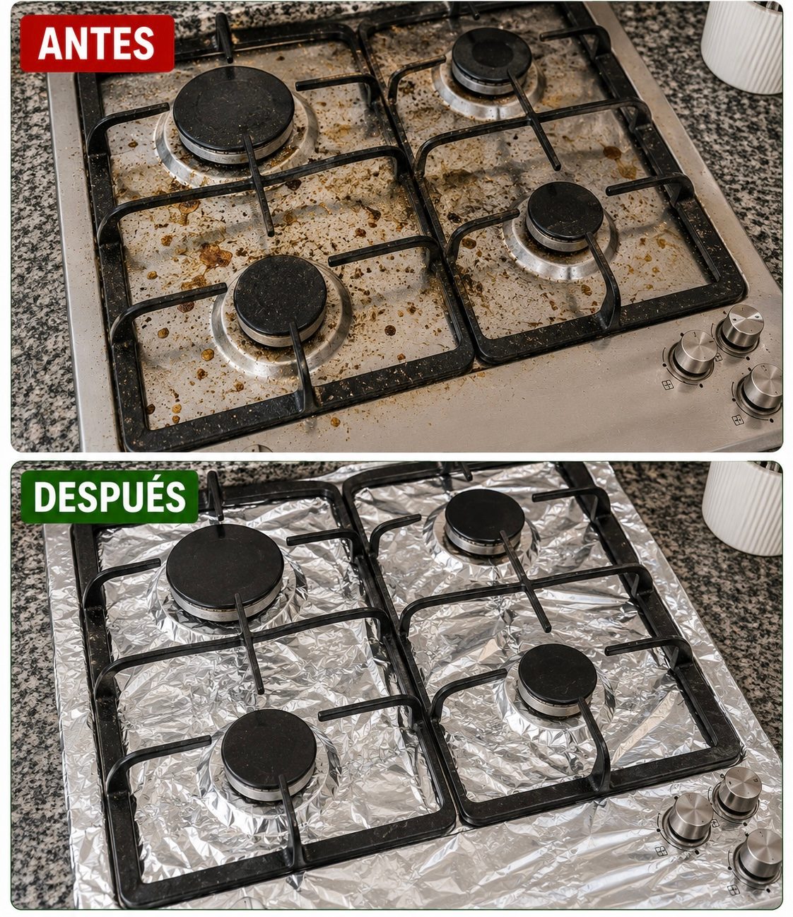Cómo Mantener Limpias las Placas de Cocina y Evitar que la Grasa se Incruste