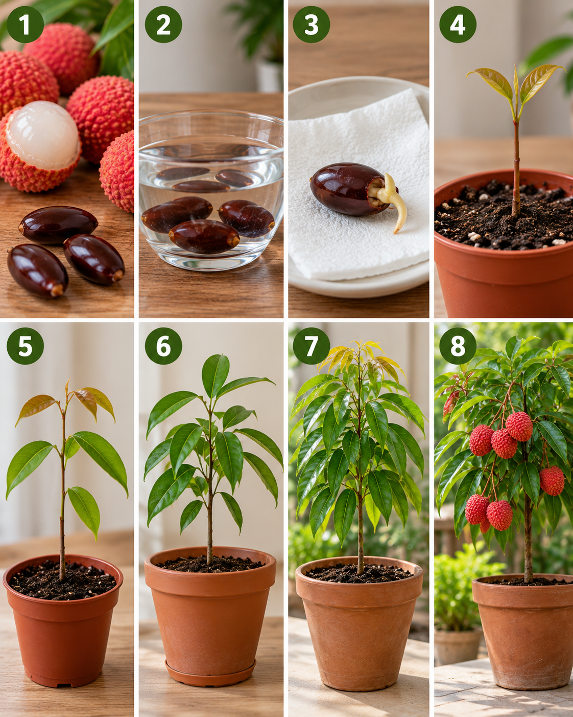 ¿Tienes Semillas de Lichi? Así Puedes Cultivar tu Propio Árbol en Casa