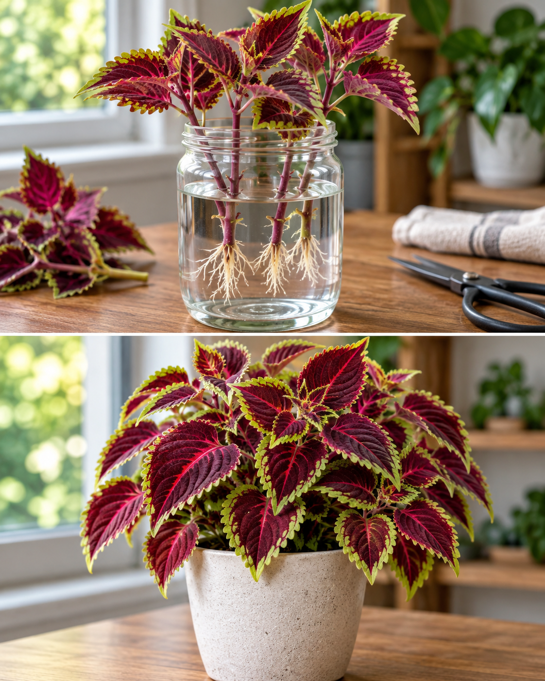 ¿Quieres Más Coleus? Así Puedes Propagarlos en Agua