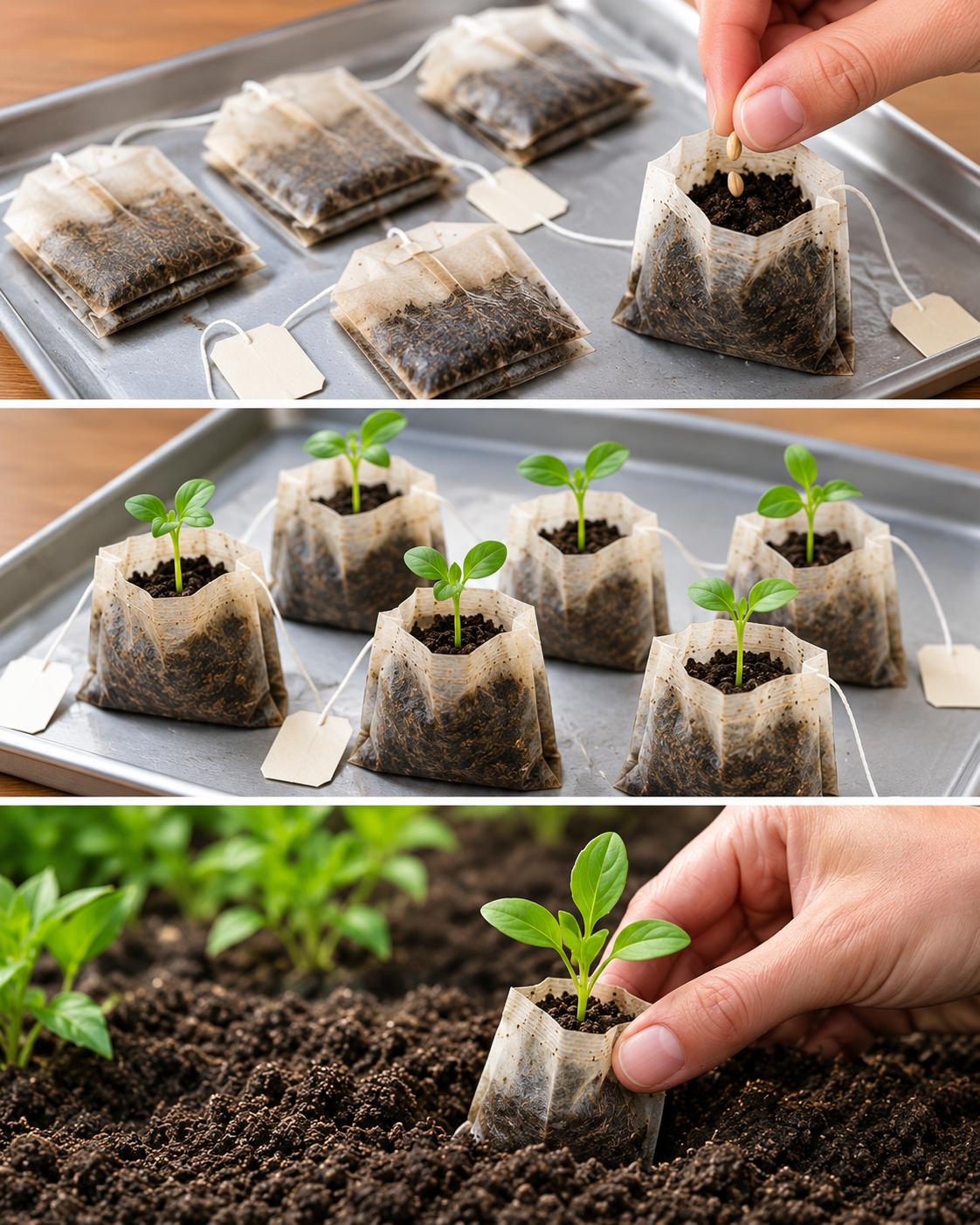 Cómo Germinar Semillas en Bolsas de Té Usadas