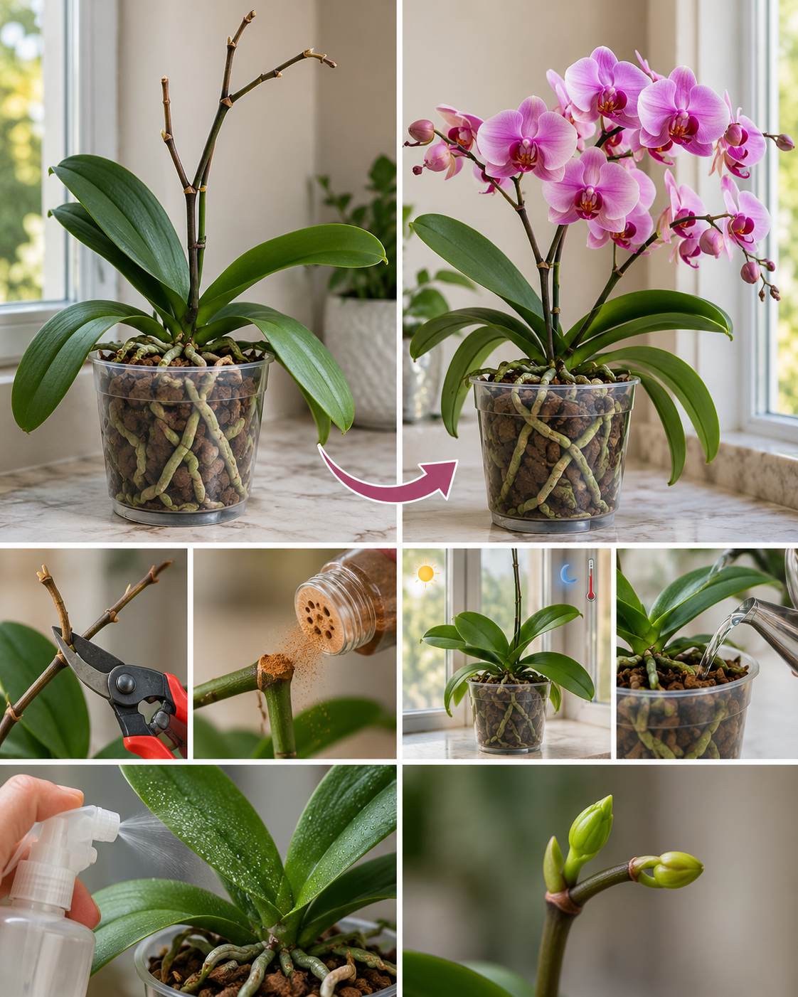 ¿Orquídea sin flores? El método que conviene conocer para estimular una nueva floración