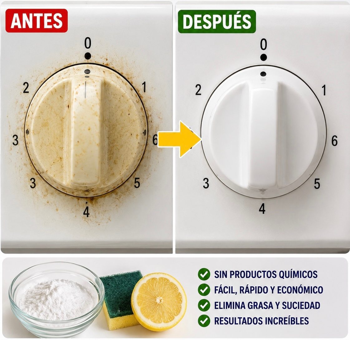 El Truco Casero para Dejar los Mandos de la Cocina Como Nuevos