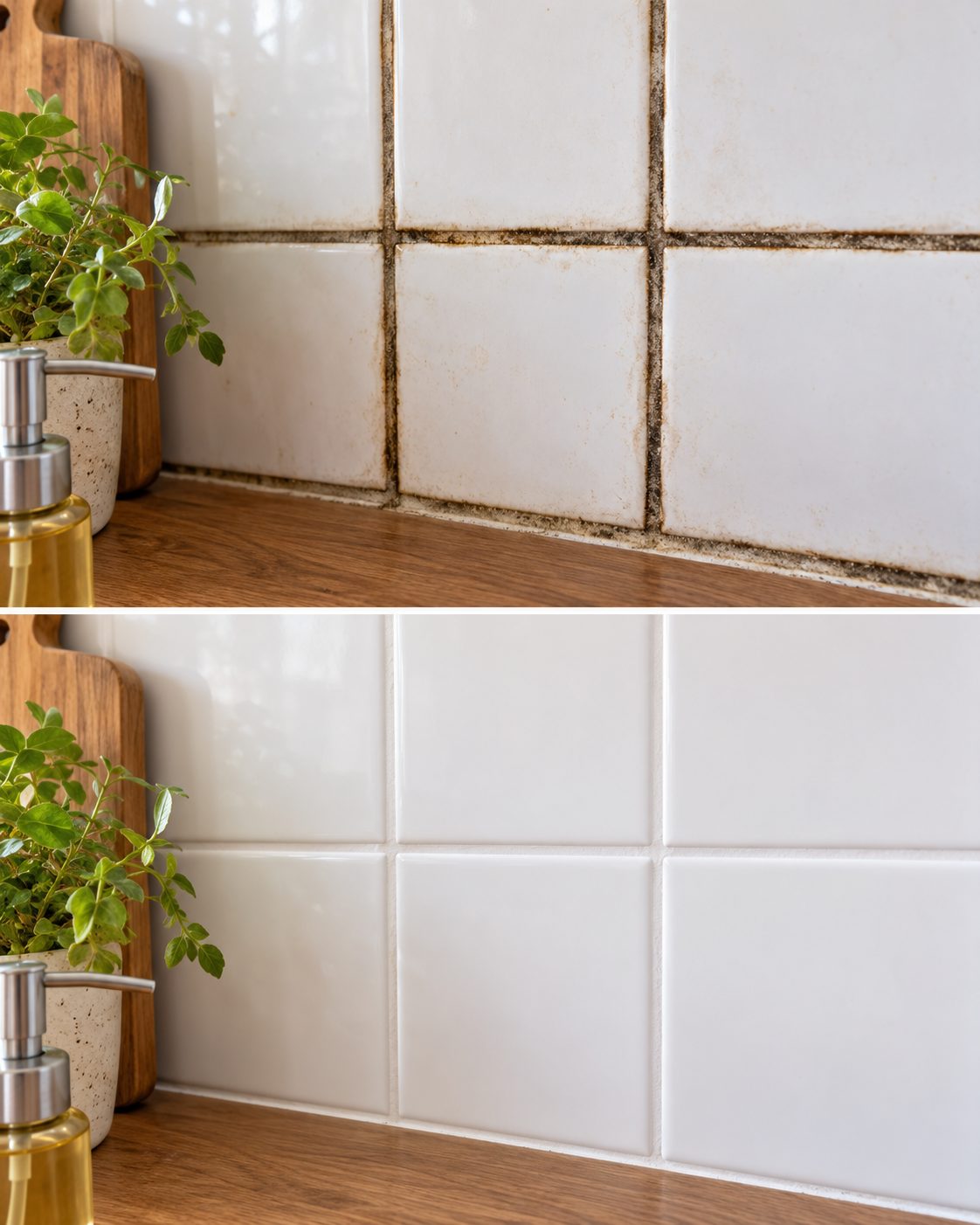 Cómo recuperar las juntas ennegrecidas de los azulejos y dejarlas limpias de nuevo